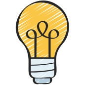Ícone que representa simplicidade (Lampada)
